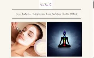Velvet Skin Spa website
