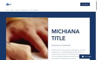 Michiana Title, LLC website