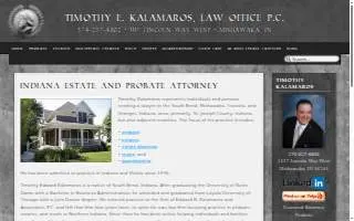 Timothy E. Kalamaros Law Office, PC. website