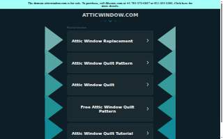 Attic Window