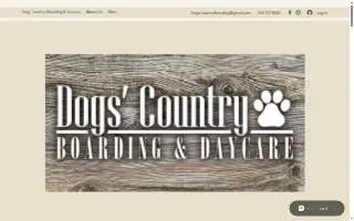 Dogs’ Country Boarding & Daycare website