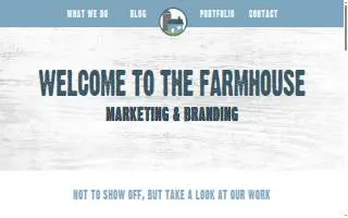 Farmhouse Creative website