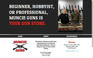 Muncie Guns website