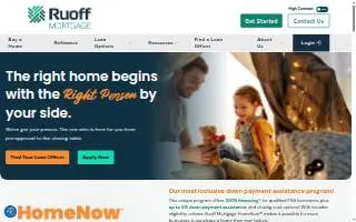 Ruoff Mortgage - Muncie website