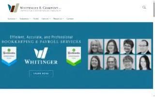 Whitinger & Company LLC website