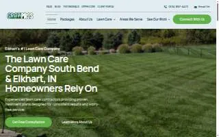 Grow Pros Lawn Care website