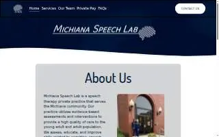 Michiana Speech Lab of Nappanee website