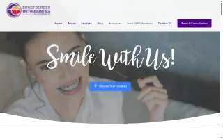 Ernstberger Orthodontics website
