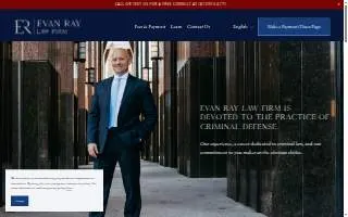 Evan Ray Law Firm website
