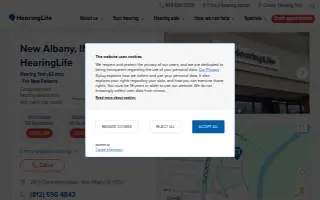 HearingLife of New Albany IN website