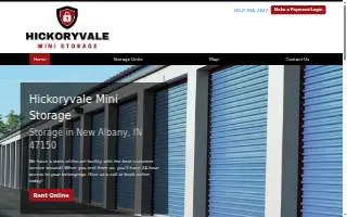 Hickoryvale Mini Storage LLC website