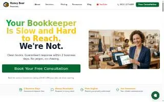 Honey Bear Financials website