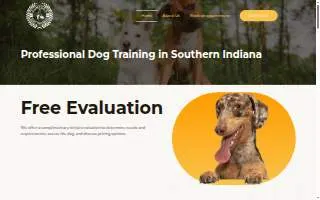 Hunter's Dog Training of New Albany website