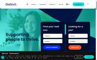Distinct - Website Support