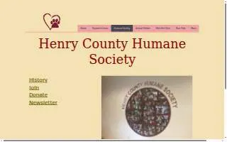 Henry County Humane Society website