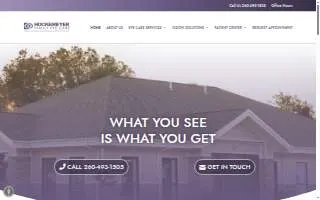 Hockemeyer Family Eye Care website