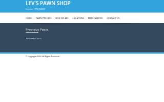 Lev's Pawn Shop
