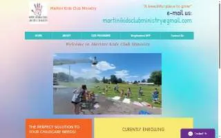 Martini Kids Club Ministry website