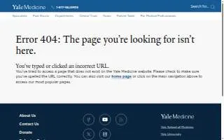 Yale Medicine Orthopaedics and Rehabilitation of New Haven website