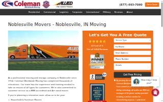 Coleman Worldwide Moving of Noblesville