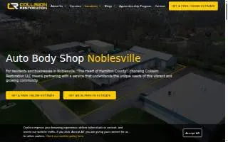 Collision Restoration Noblesville website