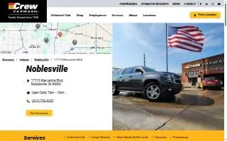 Crew Carwash website