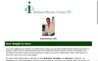Indiana Obesity Center website