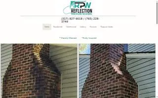 Reflection Pressure Washing of Noblesville website