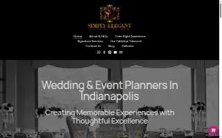 Simply Elegant Events By Kim of Noblesville website