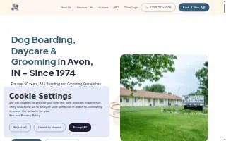B&S Boarding and Grooming Kennels, LLC website