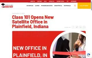 Class 101 Plainfield IN website
