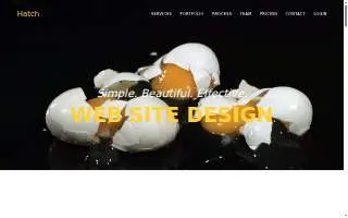 Hatch Website Design of Plainfield website