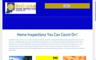 Indiana Home Inspection Services Inc. of Avon website