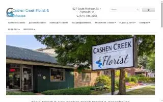 Cashen Creek Florist, L.L.C. website