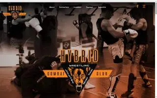 Hybrid Combat Club website