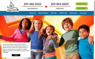 Associated Pediatricians website