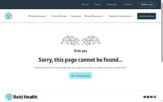 Reid Health Emergency Department – Richmond website