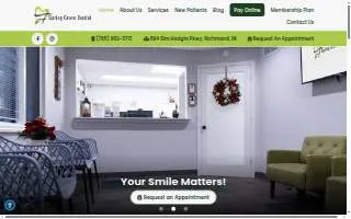 Spring Grove Dental website