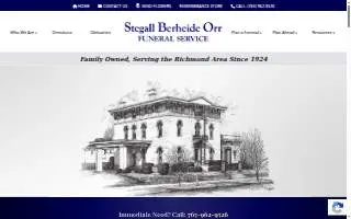 Stegall-Berheide-Orr Funeral website