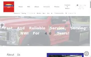 Hansen's Towing website