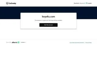keys4u of Schererville website