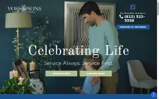 Voss & Sons Funeral Service website