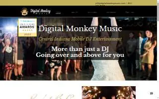 Digital Monkey Music website