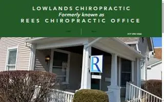 Lowlands Chiropractic website