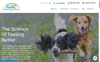 Asthma Allergy Centers of South Bend website