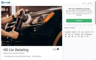 HD Car Detailing website