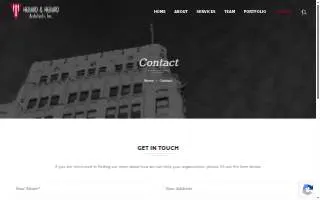 Hebard & Hebard Architects Inc website