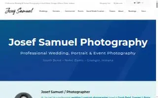 Josef Samuel Photography website