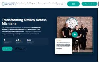 Oral Surgery Michiana of South Bend website