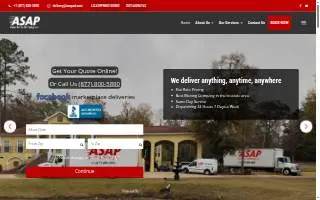 ASAP Courier & Delivery Services website